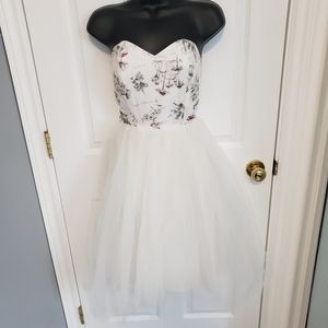 Strapless tutu dress